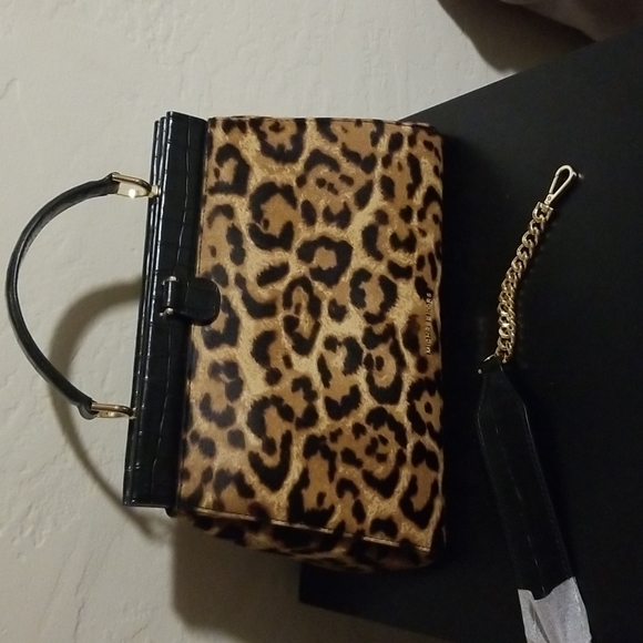 Michael Kors leopard Handbag with detachable shoulder strap - Picture 2 of 4